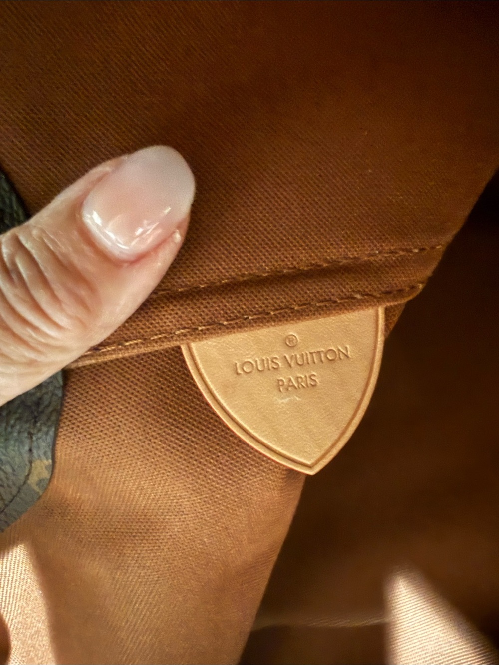 Louis Vuitton Monogram Canvas Hobo Shoulder Bag in Brown and Natural - Picture 11 of 16